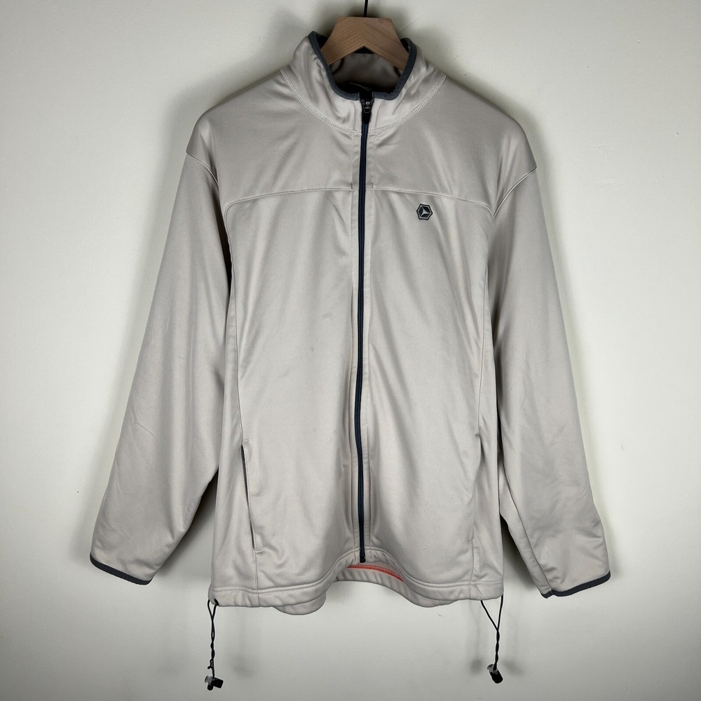 Y2K Old Navy Track Jacket Ivory Size‎ Large 23x29